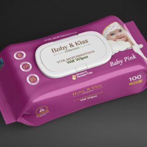 Baby&Kiss Μωρομάντηλα Pink 100